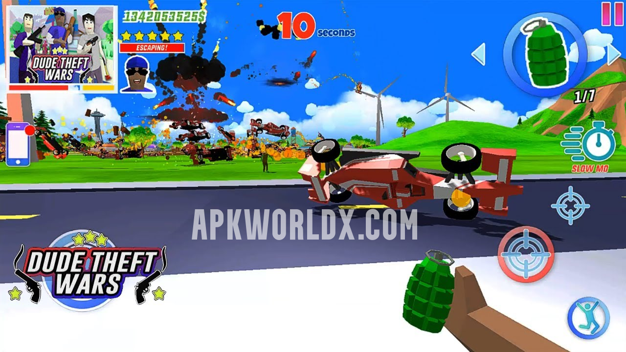 Dude Theft Wars MOD APK Unlimited Money and Health