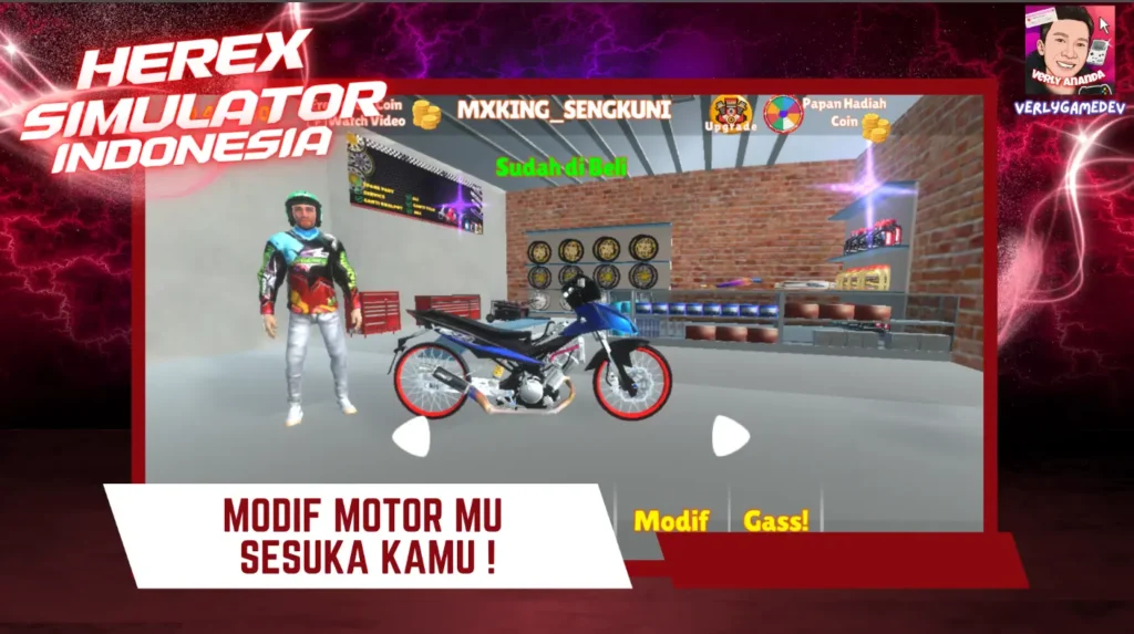 Herex Simulator Indonesia MOD APK Unlimited Money And Gems