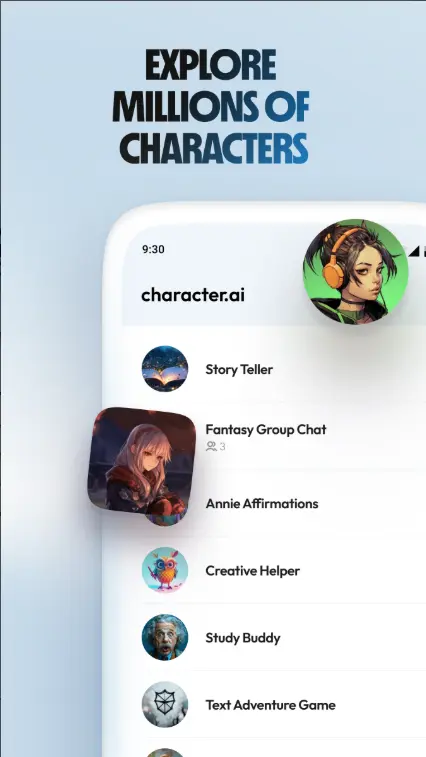 Character AI MOD APK [Premium Unlocked, No Ads] 