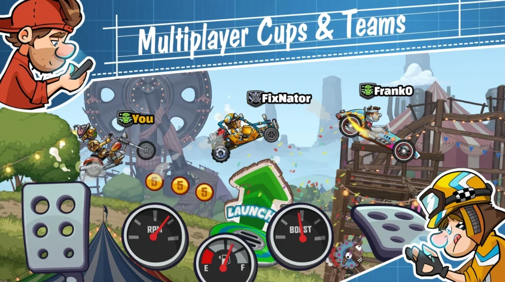 Hill Climb Racing 2 MOD APK (Unlimited Money & All Cars Unlocked) Download For Android
