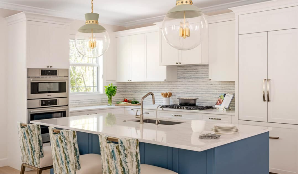 Home Kitchen Layered Lighting